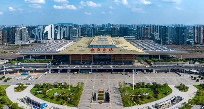 南京南站俯瞰图